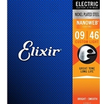 E12027 Elixir Electric Guitar Strings - Custom Light 9-46