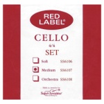 SS6121 1/4 Cello Single D String - Super Sensitive Red Label