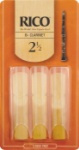 Rico Clarinet Reeds 2 - Pack of 3