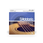D'Addario EJ37 2-54 Medium Top/Heavy Bottom 12-String, Phosphor Bronze Acoustic Guitar Strings