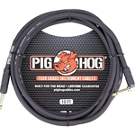Pig Hog 10' Instrument Cable Right Angle - Black