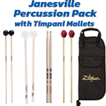 Voigt JVLPERCPACKTIMP Janesville Percussion Pack with Timpani Mallets