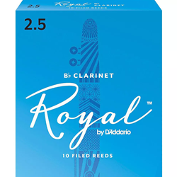 Clarinet (Bb) Reeds - Rico Royal - 2.5