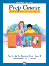 Alfred's Basic Piano Prep Course - Activity & Ear Training - Book E