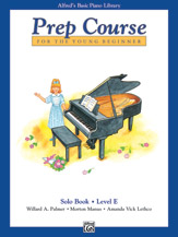 Alfred's Basic Piano Prep Course - Solo - Book E