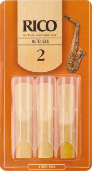 Rico Alto Sax Reeds 2 - Pack of 3
