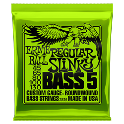 Ernie Ball Regular Slinky 45-130 5-STRING Bass Guitar Strings