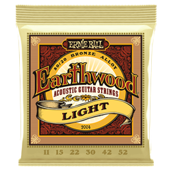 2004 Ernie Ball Earthwood Acoustic Guitar Strings - 80/20 Bronze Light 11-52