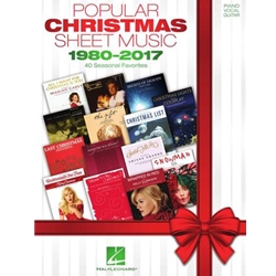 Popular Christmas Sheet Music – 1980-2017