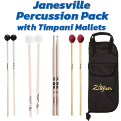 Janesville Stick Bag Pack with Timpani Mallets