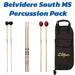 Voigt BSMSPERCPACK Belvidere South Middle School Percussion Pack