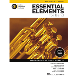 Baritone B.C. - Book #1 - Essential Elements for Band w/ EEi