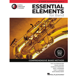 Tenor Sax - Book #2 - Essential Elements for Band w/ EEi