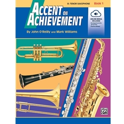 Saxophone (Tenor) - Accent on Achievement - Book 1