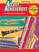 Saxophone (Tenor) - Accent on Achievement - Book 2
