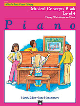 Alfred's Basic Piano Course: Musical Concepts Book 4