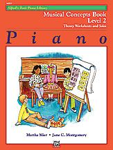 Alfred's Basic Piano Course: Musical Concepts Book 2