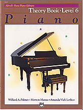 Alfred's Basic Piano Course - Theory Book - 6