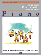 Alfred's Basic Piano Course - Technic Book - Complete 1 (1A/1B)