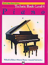 Alfred's Basic Piano Library - Technic Book - 4