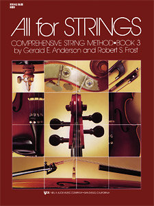 All for Strings - String Bass - Book 3