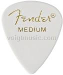 Fender 0980351980 Heavy Celluloid Picks - White - Pack of 12
