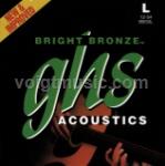 BB30L GHS Acoustic Guitar Strings - Bright Bronze Light 12-54