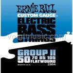 Ernie Ball 2804 Flatwound Bass Guitar Strings - Group II Semi-Firm 50-105