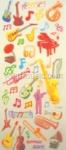 Music Treasures 332313 Instrument Stickers