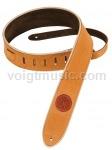 Levy's MSS32CPHON 2" Honey Suede Signature Leather Guitar Strap