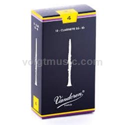 Clarinet Reeds - #4 - Box of 10 - Vandoren