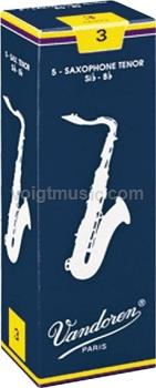 Saxophone (Tenor) Reeds - #3.5 - Box of 5 - Vandoren