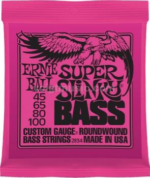 Ernie Ball EB2834 Super Slinky Roundwound Bass Strings 45-100