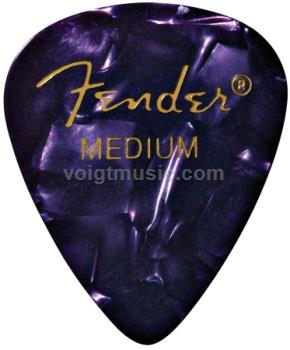 Fender 0980351976 Heavy Celluloid Picks - Purple Moto - Pack of 12