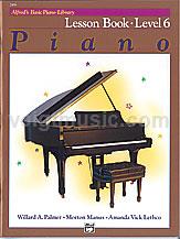 Alfred's Basic Piano Library - Lesson Book - 6