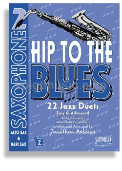 Hip to the Blues Jazz Duets w/ CD - Alto Sax - Book 2