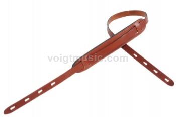 Levy's PM22WAL 1" Walnut Leather Guitar Strap