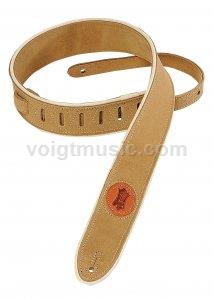 Levy's MSS32CPSAND 2" Sand Suede Signature Leather Guitar Strap